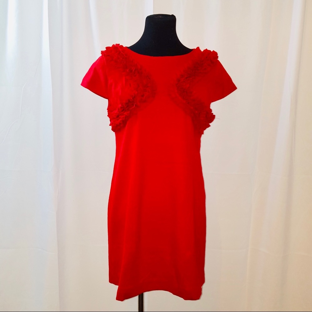 Tata Jolie Wool Cap Sleeve Sheath Dress